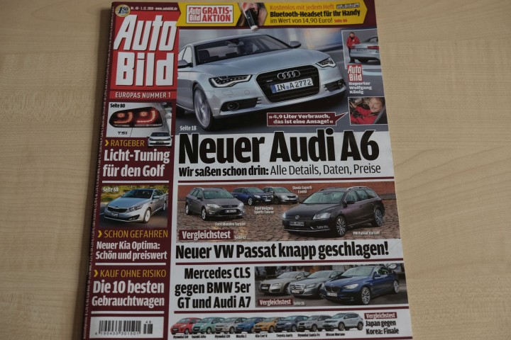 Deckblatt Auto Bild (48/2010)